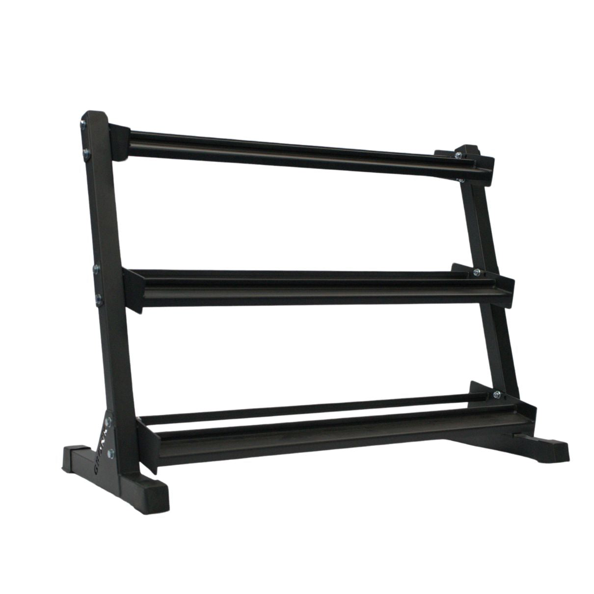 Gronk Fitness 3-Tier Dumbbell Storage Rack Gronk Fitness Products Dumbell racks, power block stand, plate and bar storage, kettlebell racks, ball racks gronkfitness_3-tier-dumbbell-storage-rack_view-3_4431655d-b18a-420f-87f0-1e2347bc0e3a