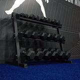 Gronk Fitness 3-Tier Dumbbell Storage Rack Gronk Fitness Products Dumbell racks, power block stand, plate and bar storage, kettlebell racks, ball racks gronkfitness_3-tier-dumbbell-storage-rack_view-5_9bd3bdac-3d7f-4126-b4e5-cc1302c0c833