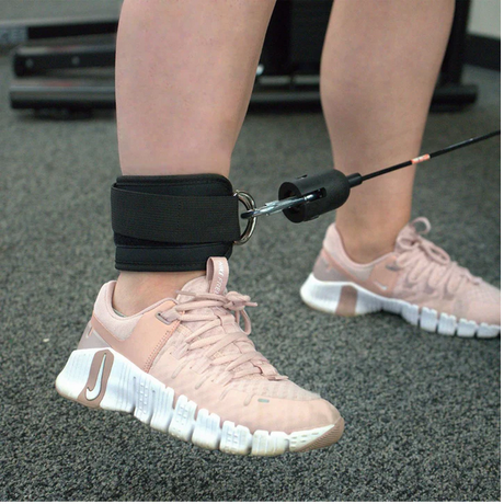 Padded Ankle Cuffs (Pair) G&G Fitness Equipment Cable attachments gronkfitness_padded-ankle-cuffs-pair_view-2