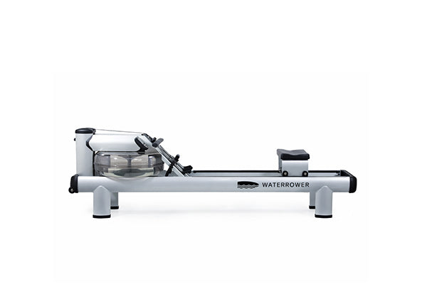 WaterRower Metallic M1 HiRise Rowing Machine Silver WaterRower Variant(s) - Colors m1-hirise-silver-detail