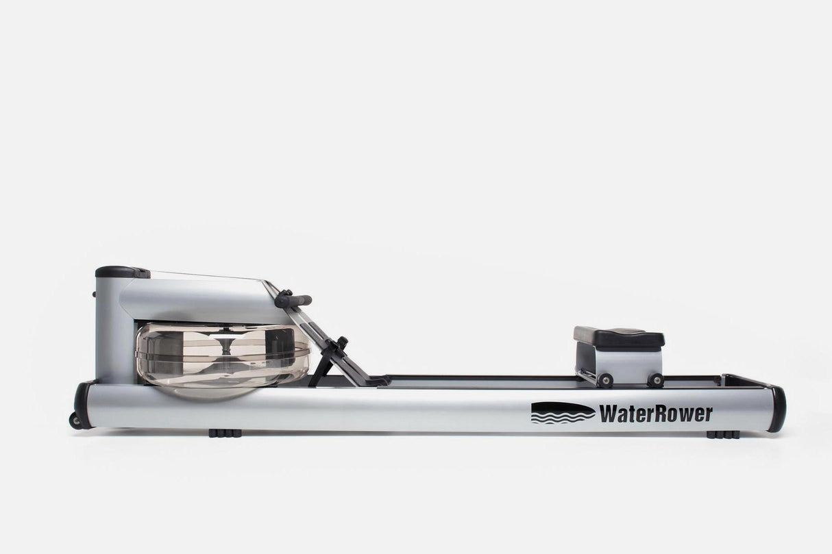 WaterRower Metallic M1 LoRise Rowing Machine WaterRower Variant(s) - Colors m1-lorise-silver-hero