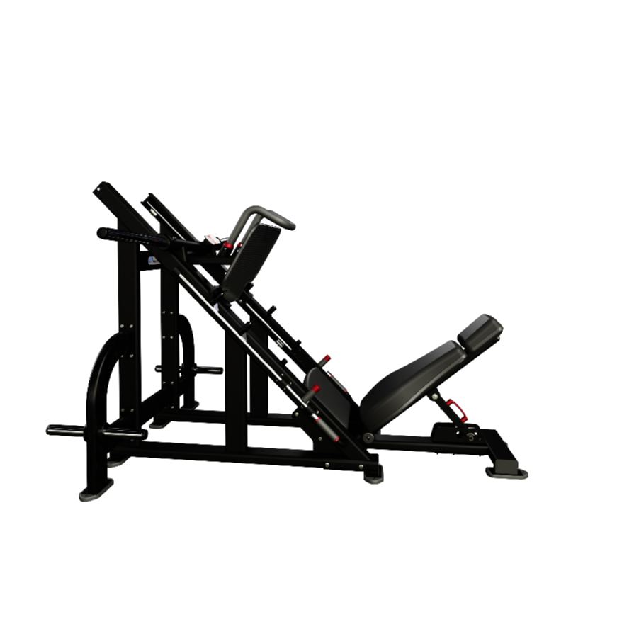 Nautilus Leverage Angled Leg Press — alternate studio angle