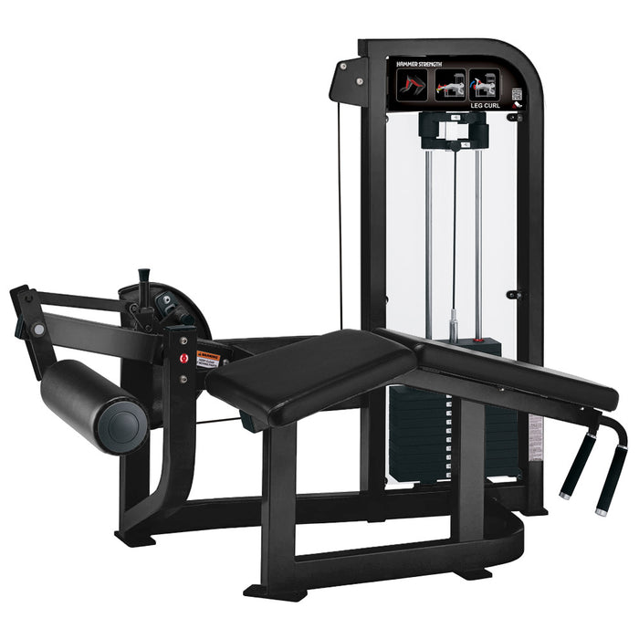Hammer Strength Select Leg Curl Hammer Strength Selectorized, single stack, MTS, Hammer, assembled outlet-hammer-strength-select-leg-curl-charcoal-black-1000x1000