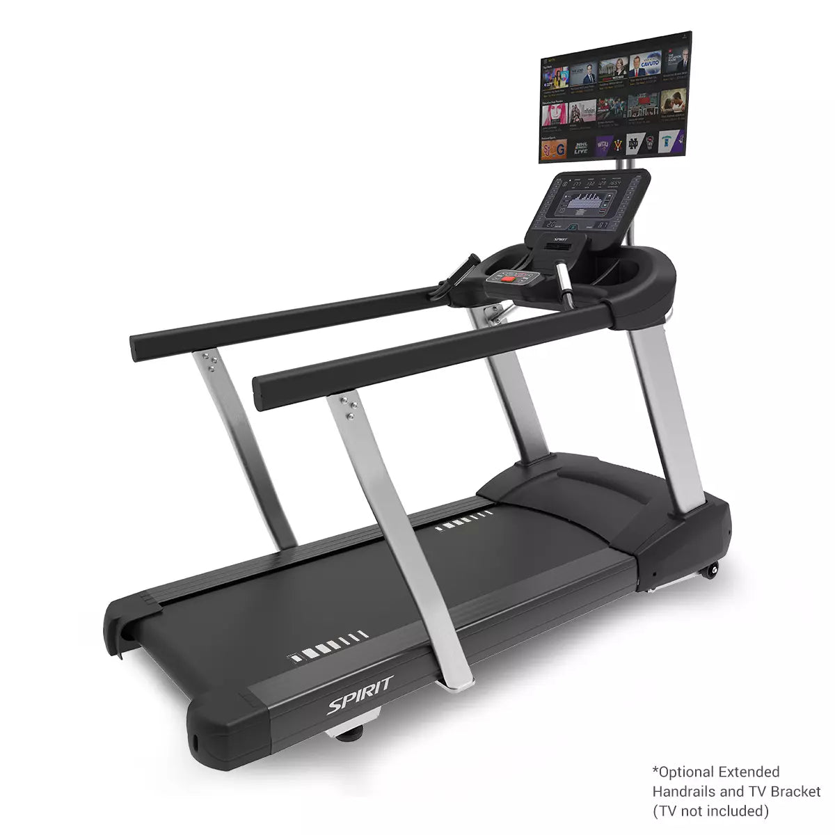 Spirit CT800 Treadmill - Final Stock Spirit Treadmill; Residentail Commercial Frame over 350lbs r_34_rear_view_tv-2_jpg_8e4436c0-438c-4e33-b53e-90efdb03d838