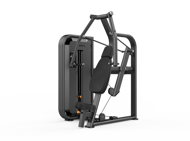 Shua G6801 Chest Press selectorized machine, studio render 1 of 2