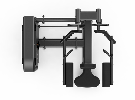 Shua G6805 Lateral Raise selectorized machine, studio render 2 of 4