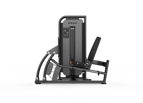 Shua G6809 Seated Leg Press selectorized machine, studio render 2 of 4
