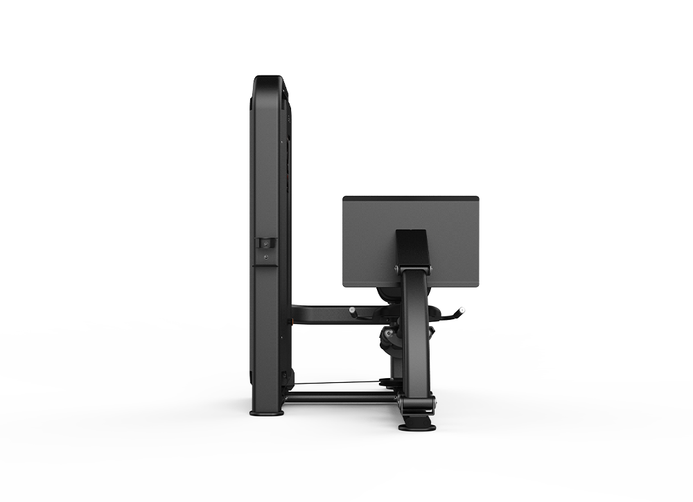 Shua G6809 Seated Leg Press selectorized machine, studio render 3 of 4