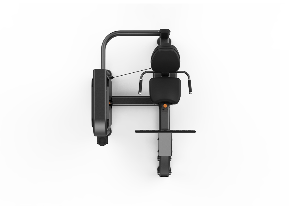 Shua G6809 Seated Leg Press selectorized machine, studio render 4 of 4
