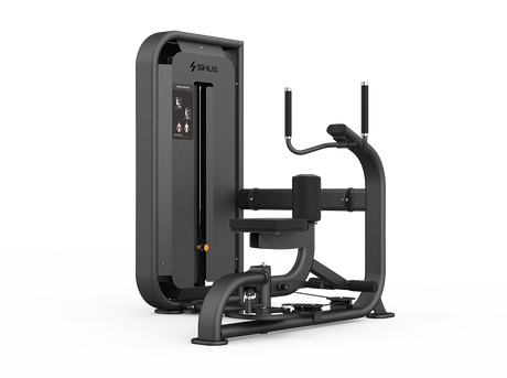 Shua G6818 Torso Rotation selectorized machine, studio render 1 of 2