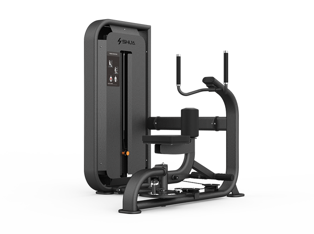 Shua G6818 Torso Rotation selectorized machine, studio render 1 of 2