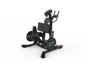 Shua G6909 Iso Kneeling Leg Curl plate loaded machine, studio render 1 of 3