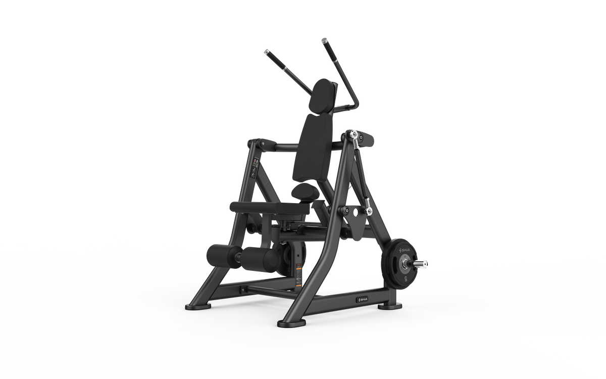 Shua G6915 Abdominal Oblique Crunch plate loaded machine, studio render 3 of 3