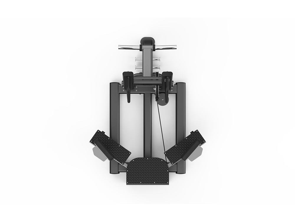 Shua G6923 Standing Abductor plate loaded machine, studio render 2 of 4
