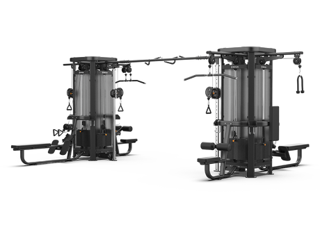 Shua G7233A 8-Station multi-station gym, studio render 1 of 4
