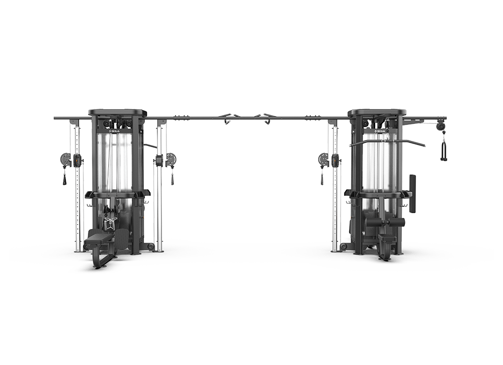 Shua G7233A 8-Station multi-station gym, studio render 3 of 4