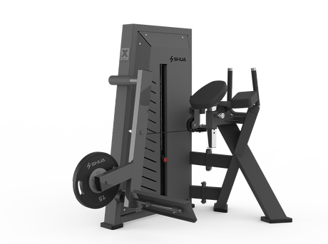 Shua G7710 Hybrid Rear Kick selectorized machine, studio render 1 of 2