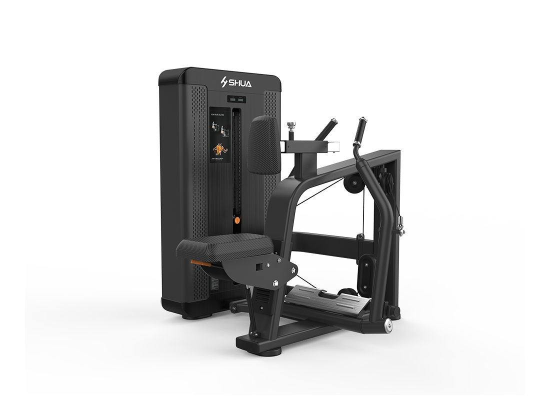 Shua G8804 Low Row selectorized machine, studio render 1 of 5
