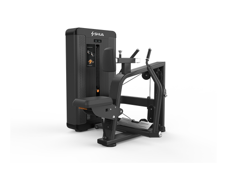 Shua G8804 Low Row selectorized machine, studio render 1 of 5
