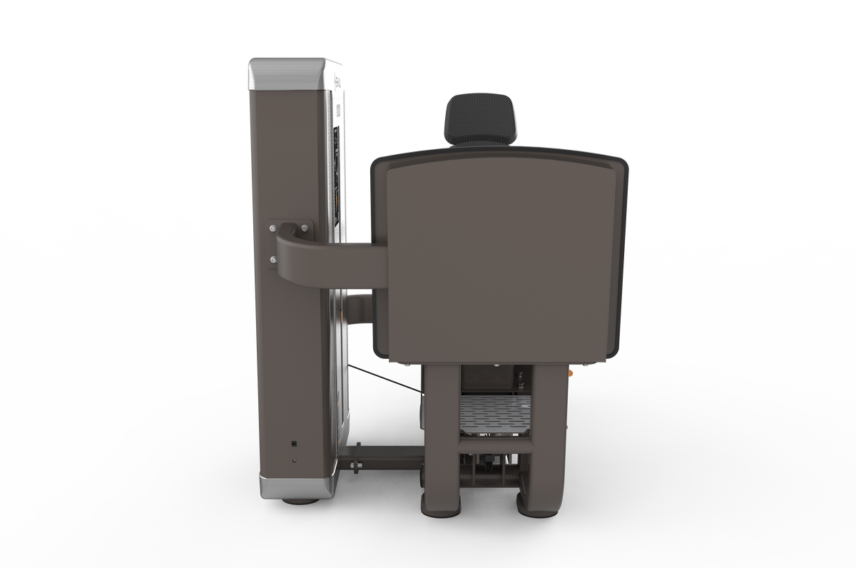 Shua G8805 Seated Leg Press selectorized machine, studio render 4 of 5