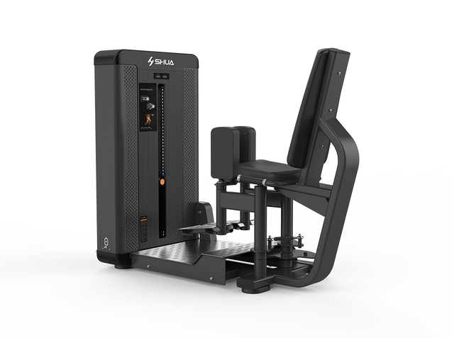 Shua G8808 Abductor/Adductor selectorized machine, studio render 1 of 5