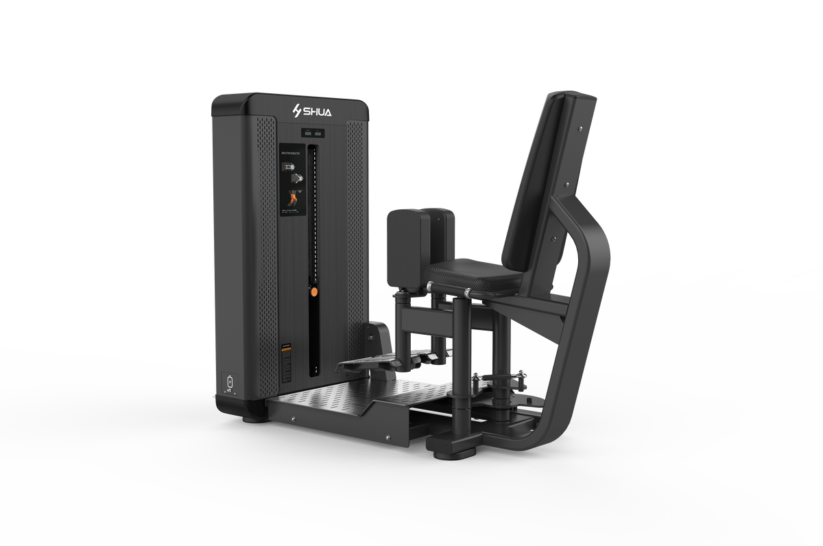 Shua G8808 Abductor/Adductor selectorized machine, studio render 4 of 5