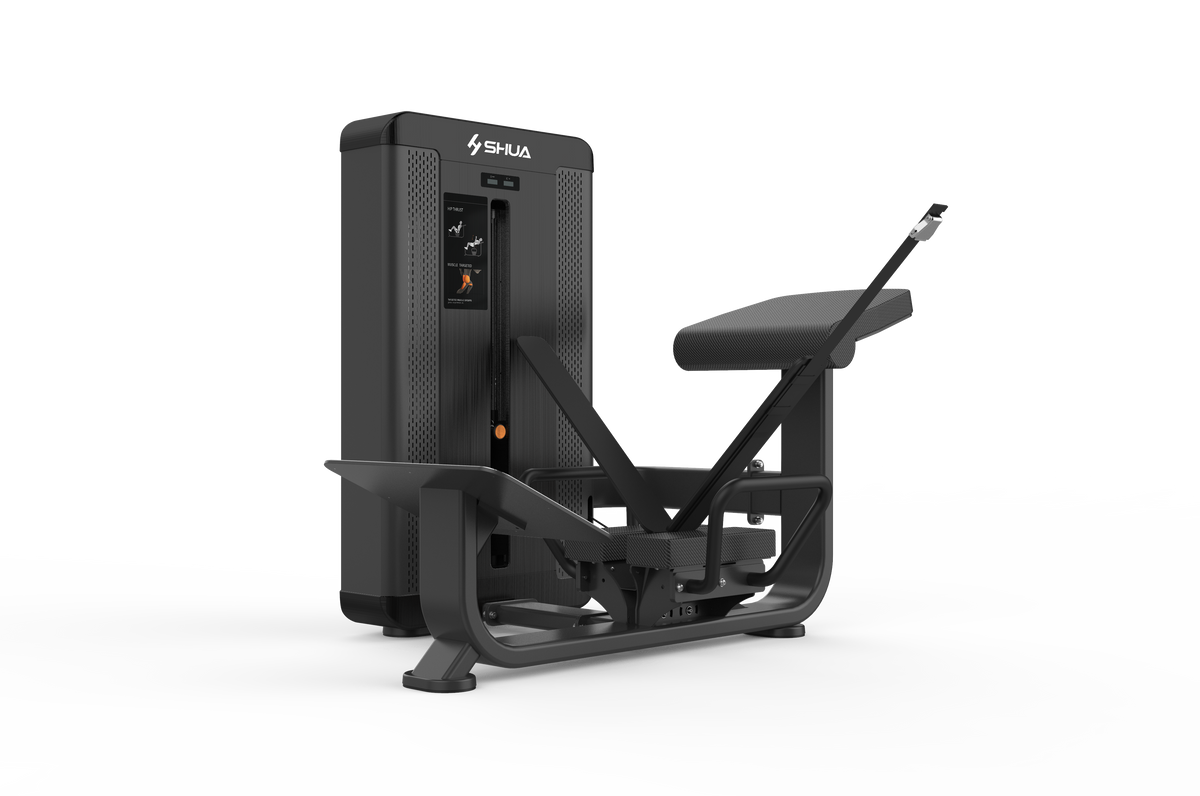 Shua G8809 Hip Thrust selectorized machine, studio render 3 of 5