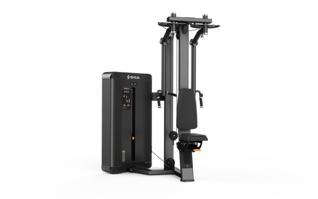 Shua G8810 Pec Fly/Rear Delt selectorized machine, studio render 1 of 3