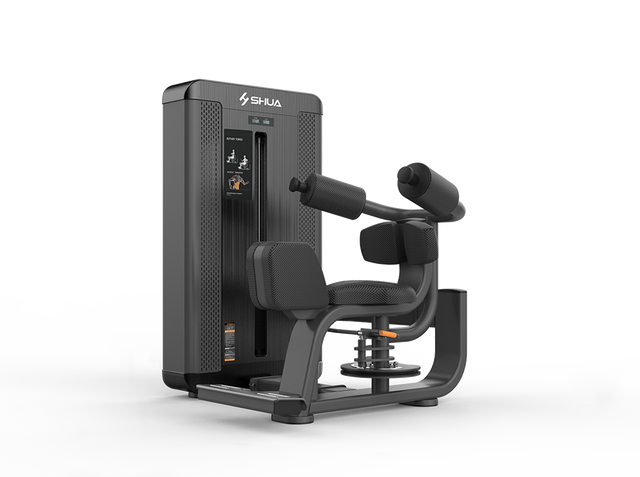 Shua G8822 Rotary Torso selectorized machine, studio render 1 of 2