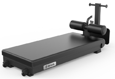 Shua G8923 Leg Curl plate loaded machine, studio render 2 of 2
