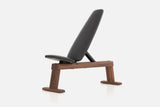 NOHRD WeightBench Artificial Leather Black Walnut NOHrD Bench; flat/incline/decline benches weightbench-nussbaum-schwarz-1-grey_2-walnut_e2bc553c-30c6-4b48-9cbe-b56e7f226527
