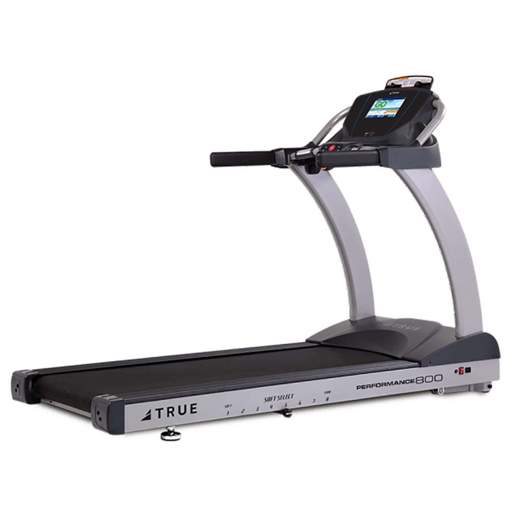 The TRUE Performance 800 treadmill offers a customizable experience on one of the largest running surfaces in the industry. Built to withstand the toughest workouts, the Performance 800 combines smooth, quiet quality with unflinching durability. 