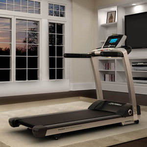 The Life Fitness T3 Treadmill is everything we expect from Life Fitness, providing comfort and control while maintaining a sleek look. The T3 treadmill features include: heart rate monitor, user friendly design, and quick start. High-quality components from Life Fitness ensure the T3 home treadmill is built to last.